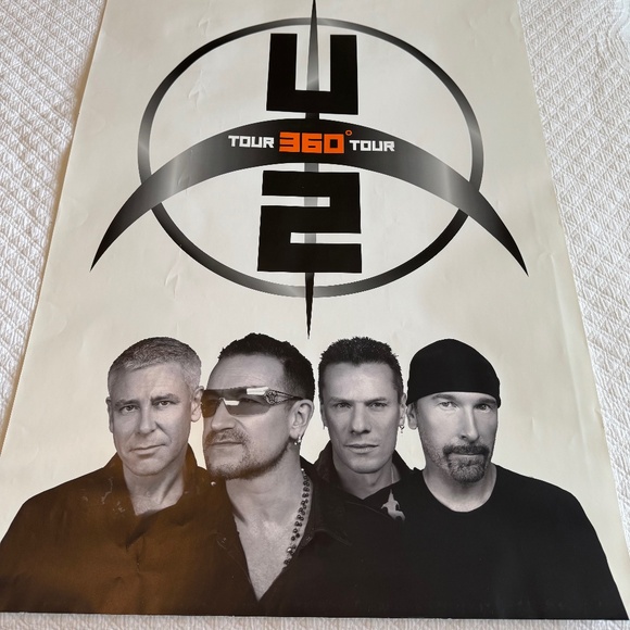 U2 360 Tour 2009 Rose Bowl Pasadena concert poster - Picture 1 of 7